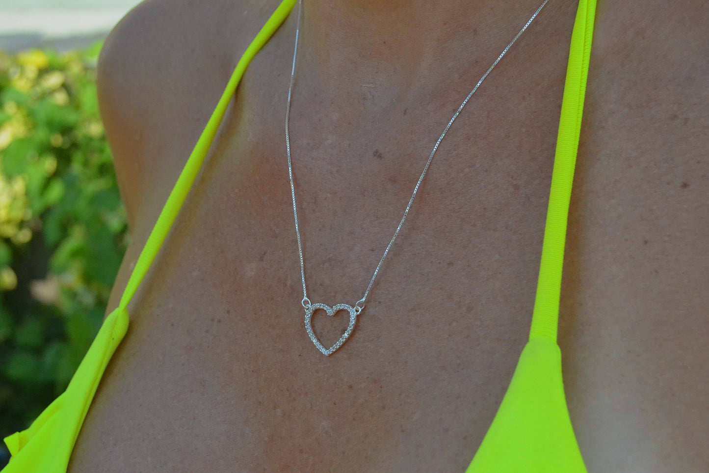 CZ Heart Necklace