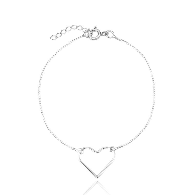 Hollow Heart Bracelet