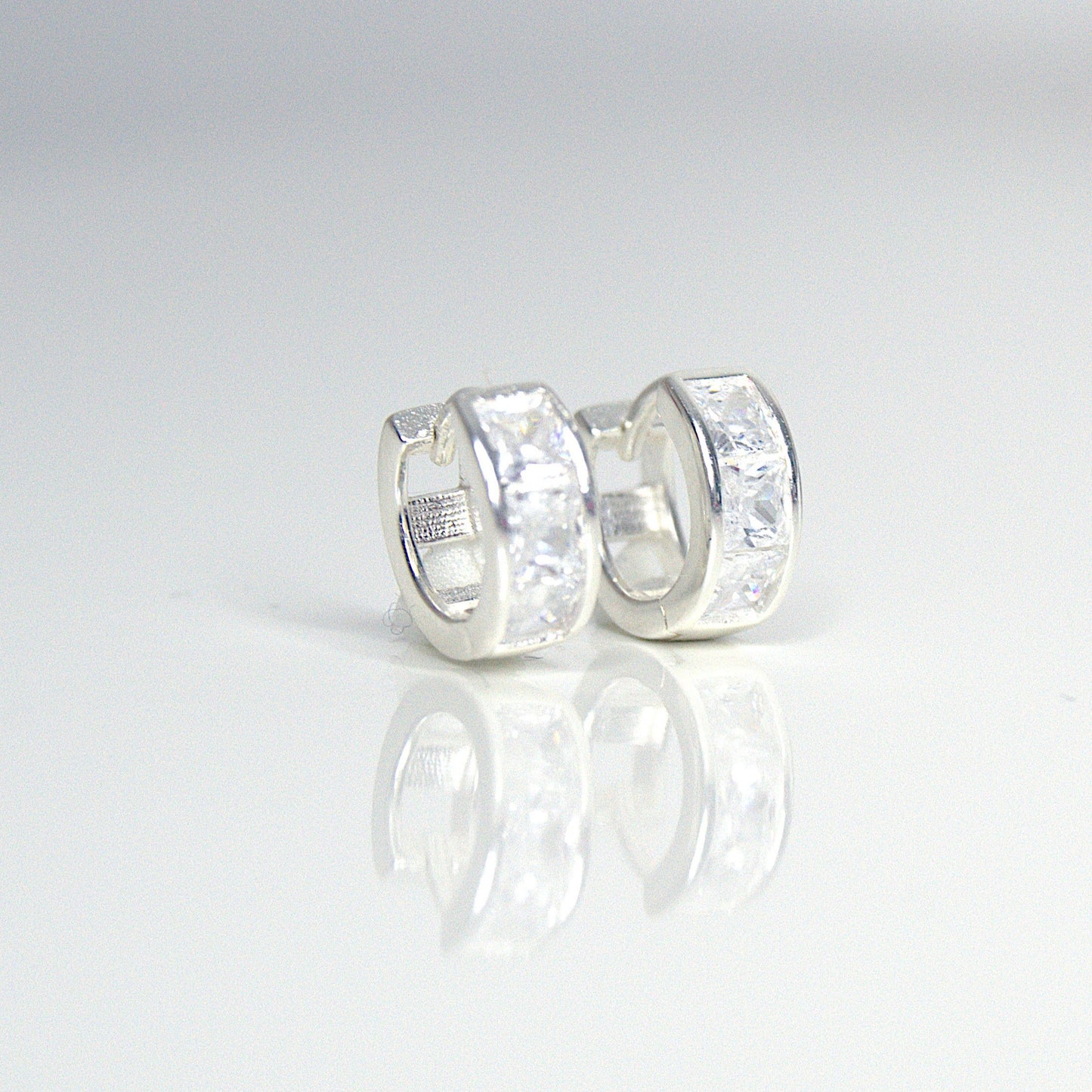Baguette Huggie Earrings