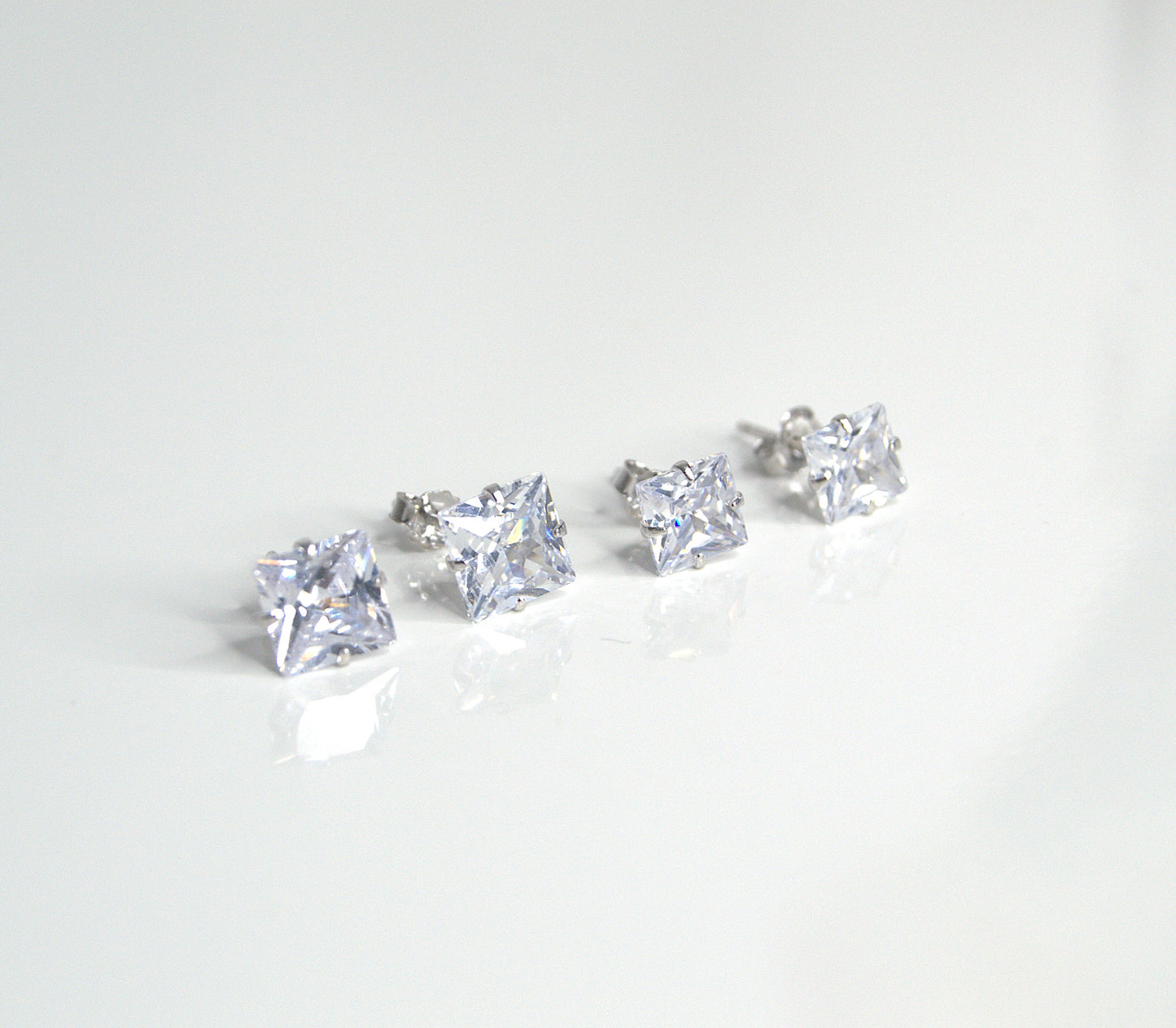 Cubic Stud Earrings
