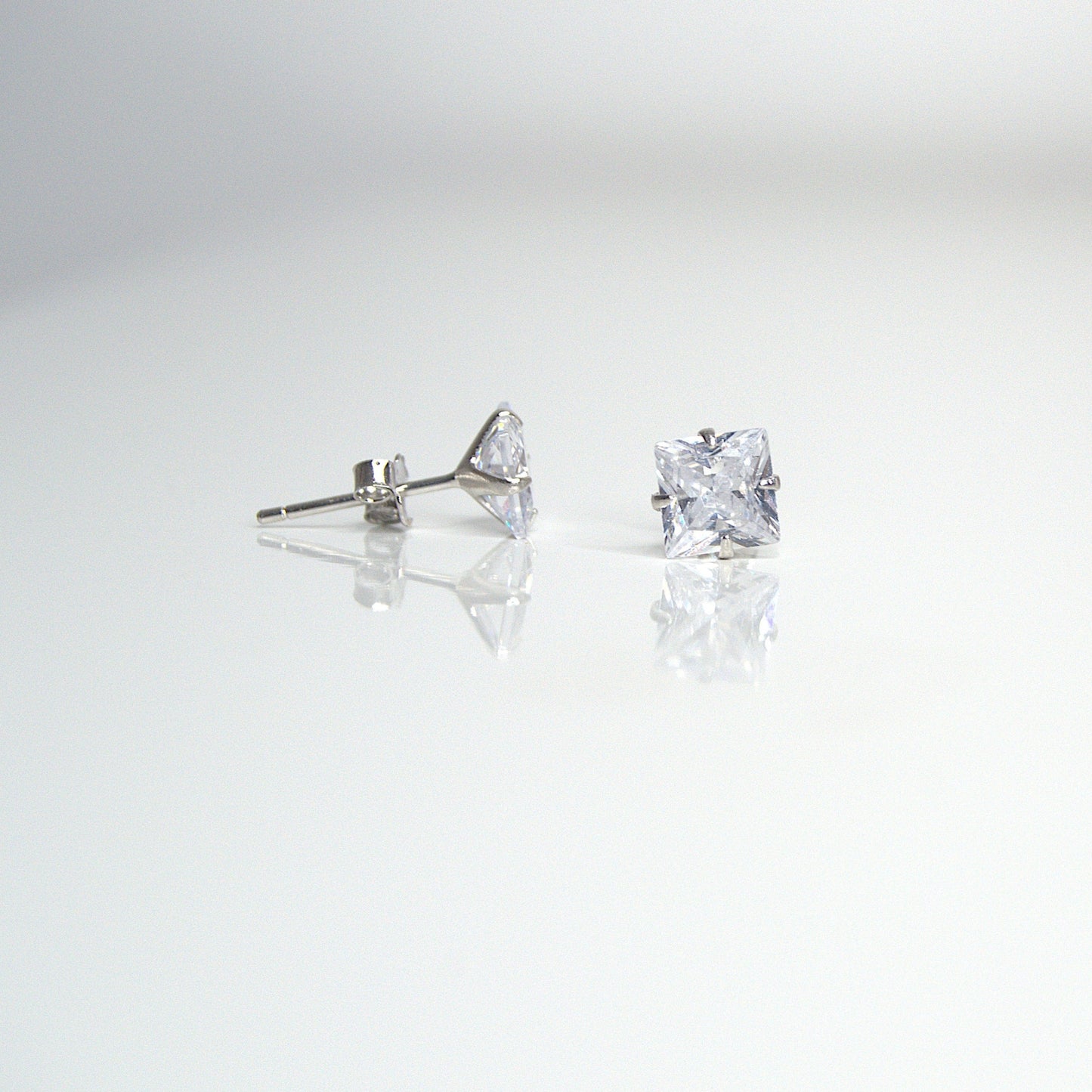 Cubic Stud Earrings