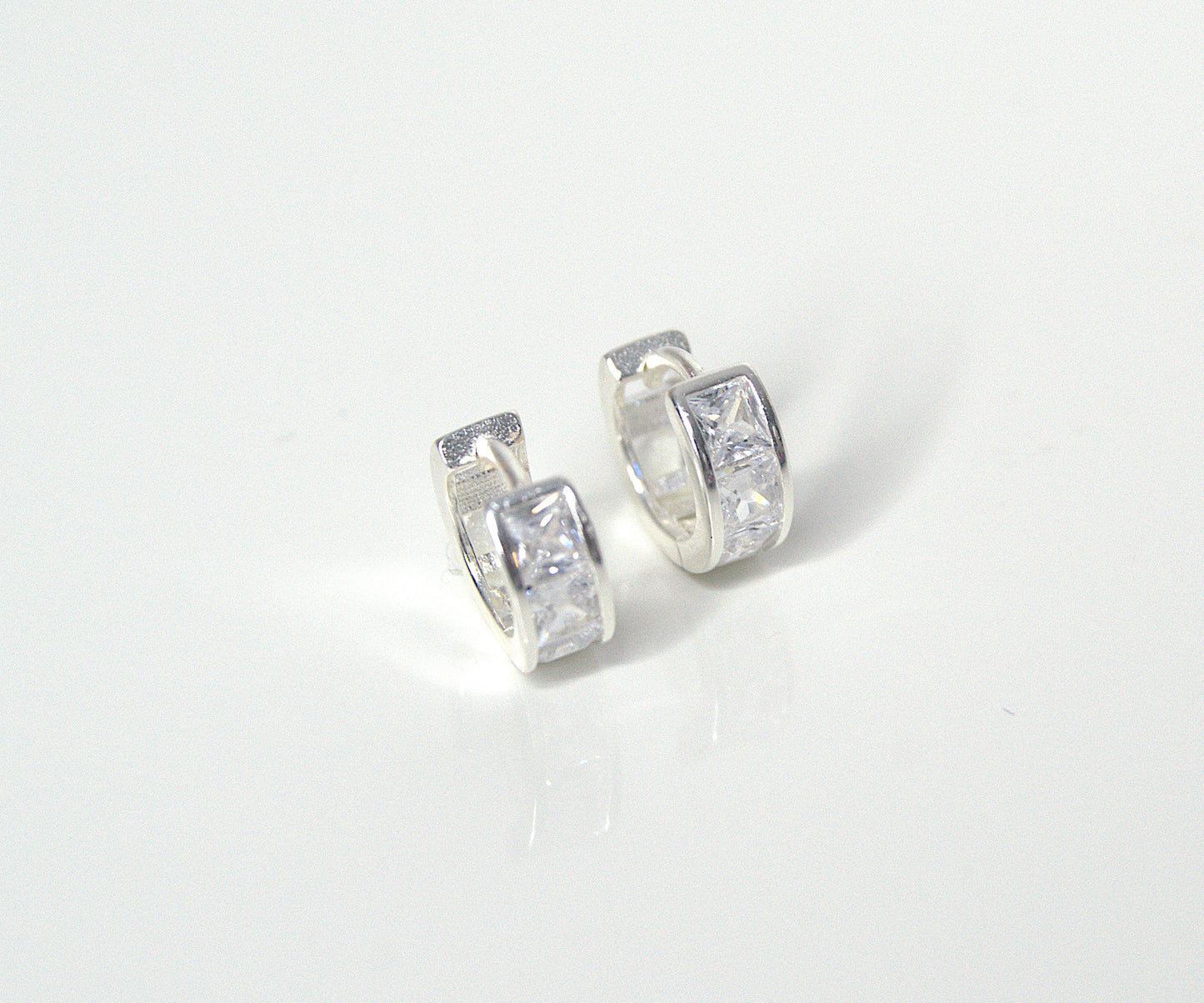 Baguette Huggie Earrings