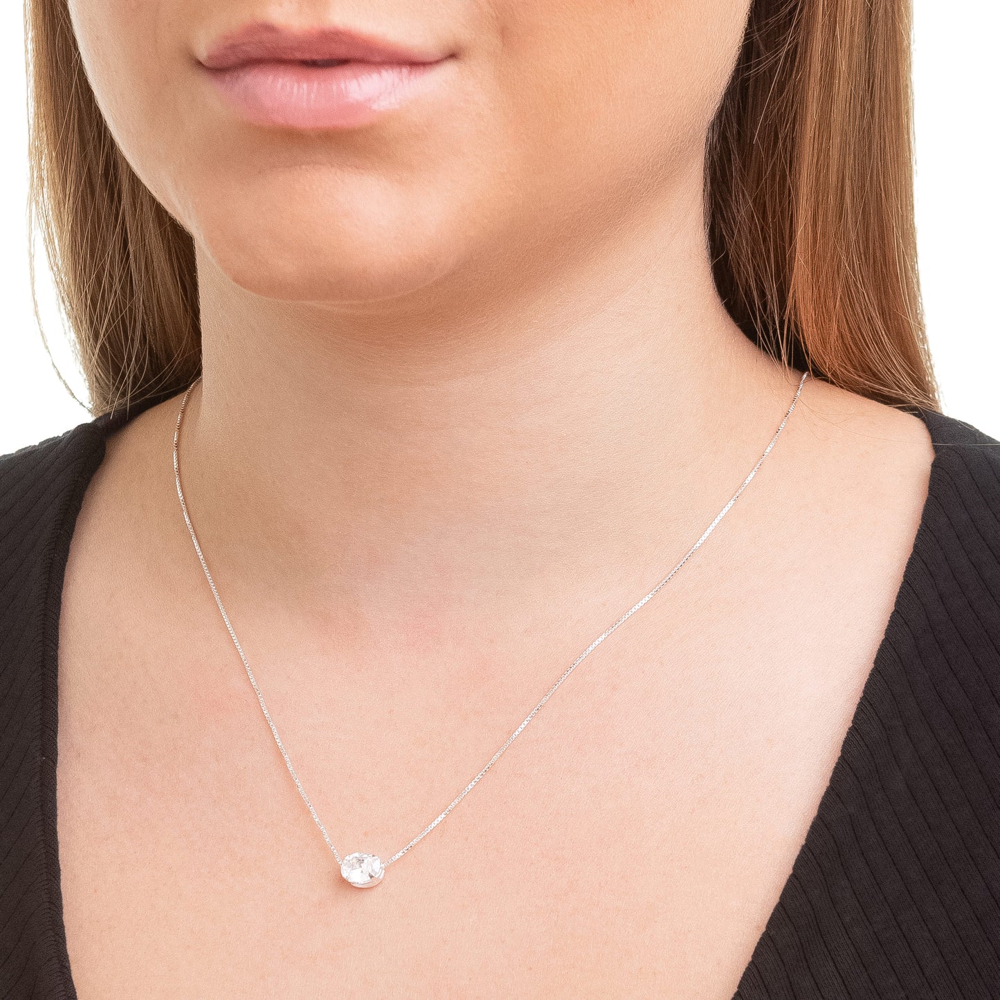 Clear Crystal Necklace