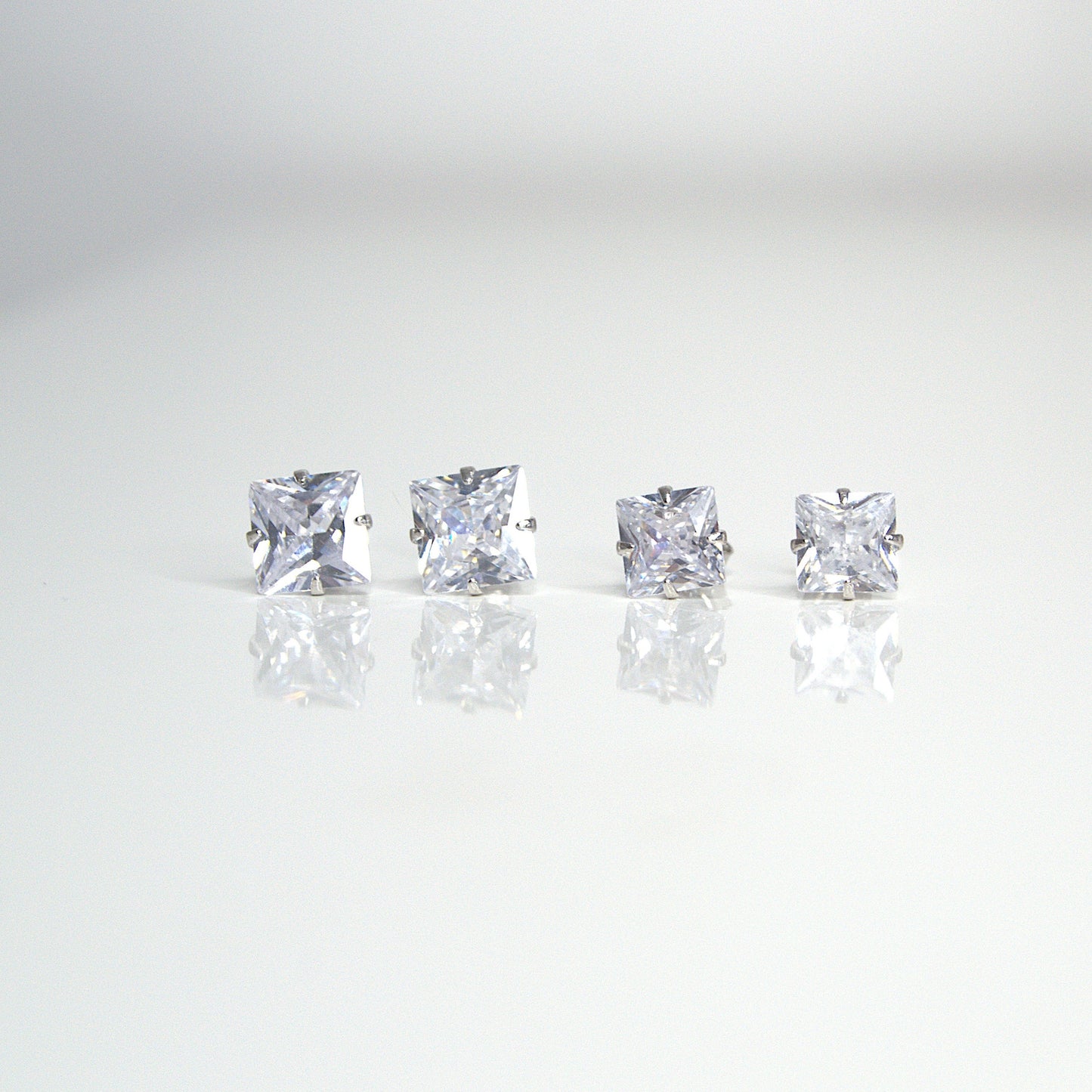 Cubic Stud Earrings