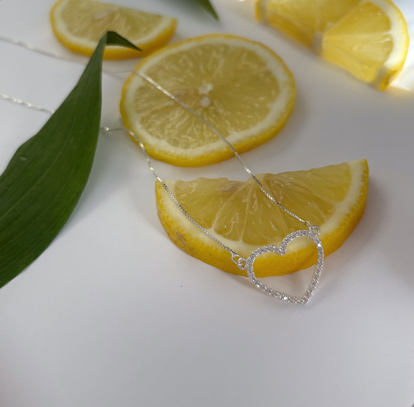 CZ Heart Necklace