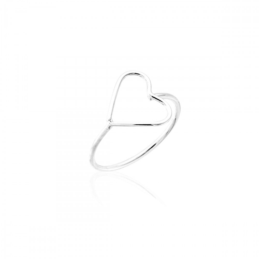 Hollow Heart Ring