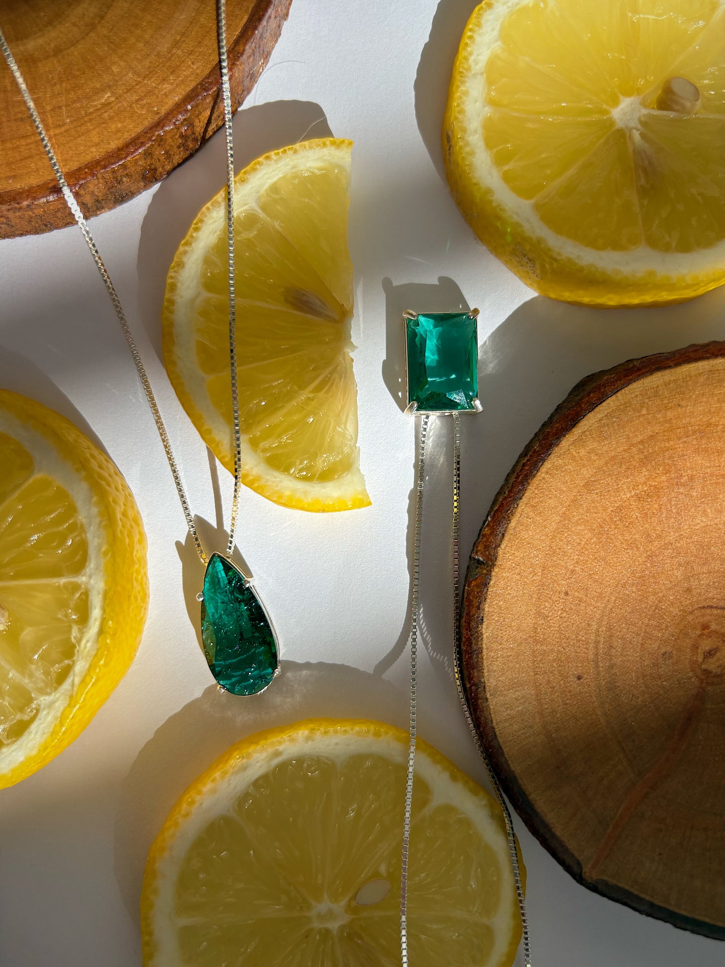 Emerald CZ Necklace