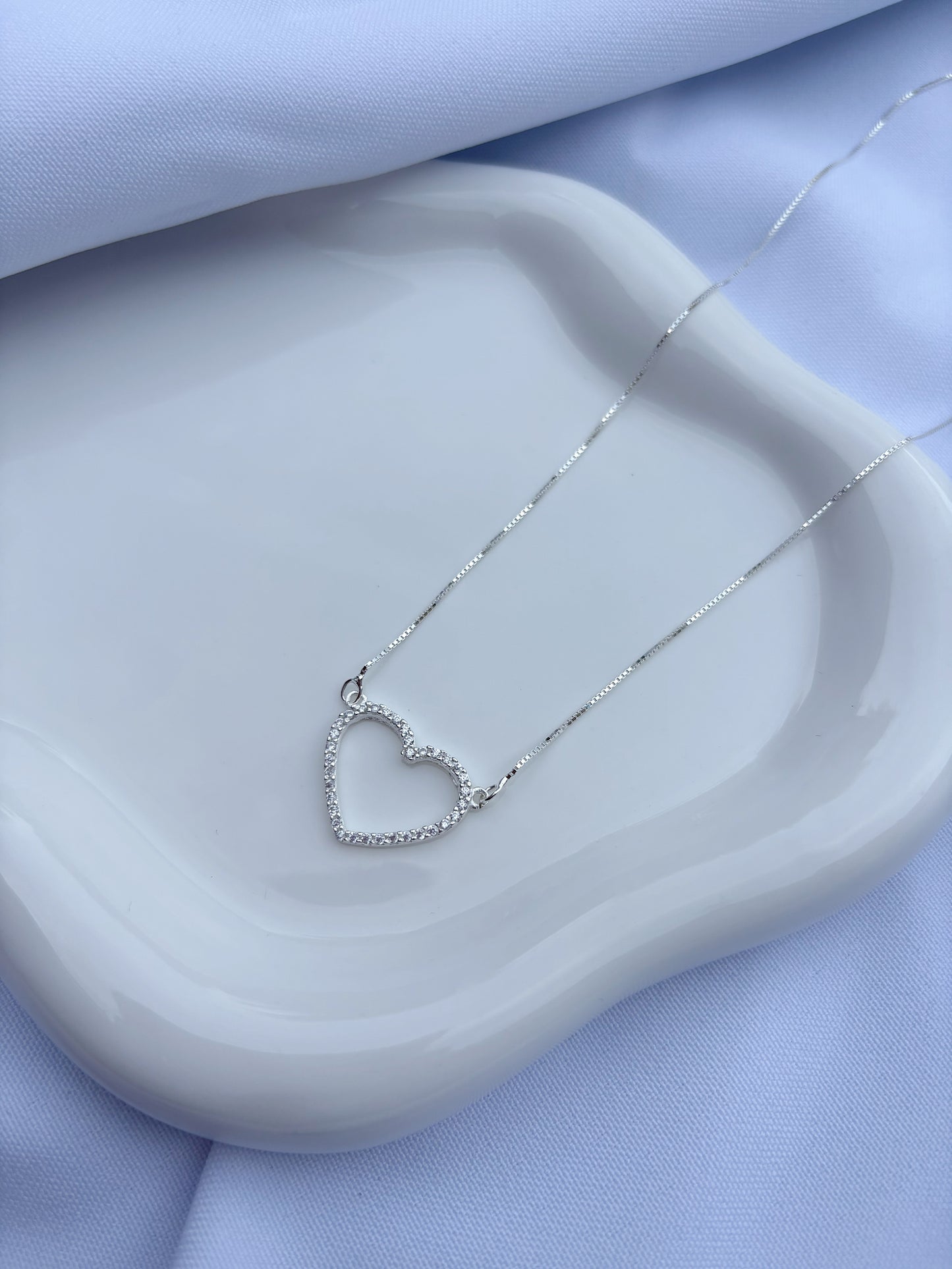 CZ Heart Necklace