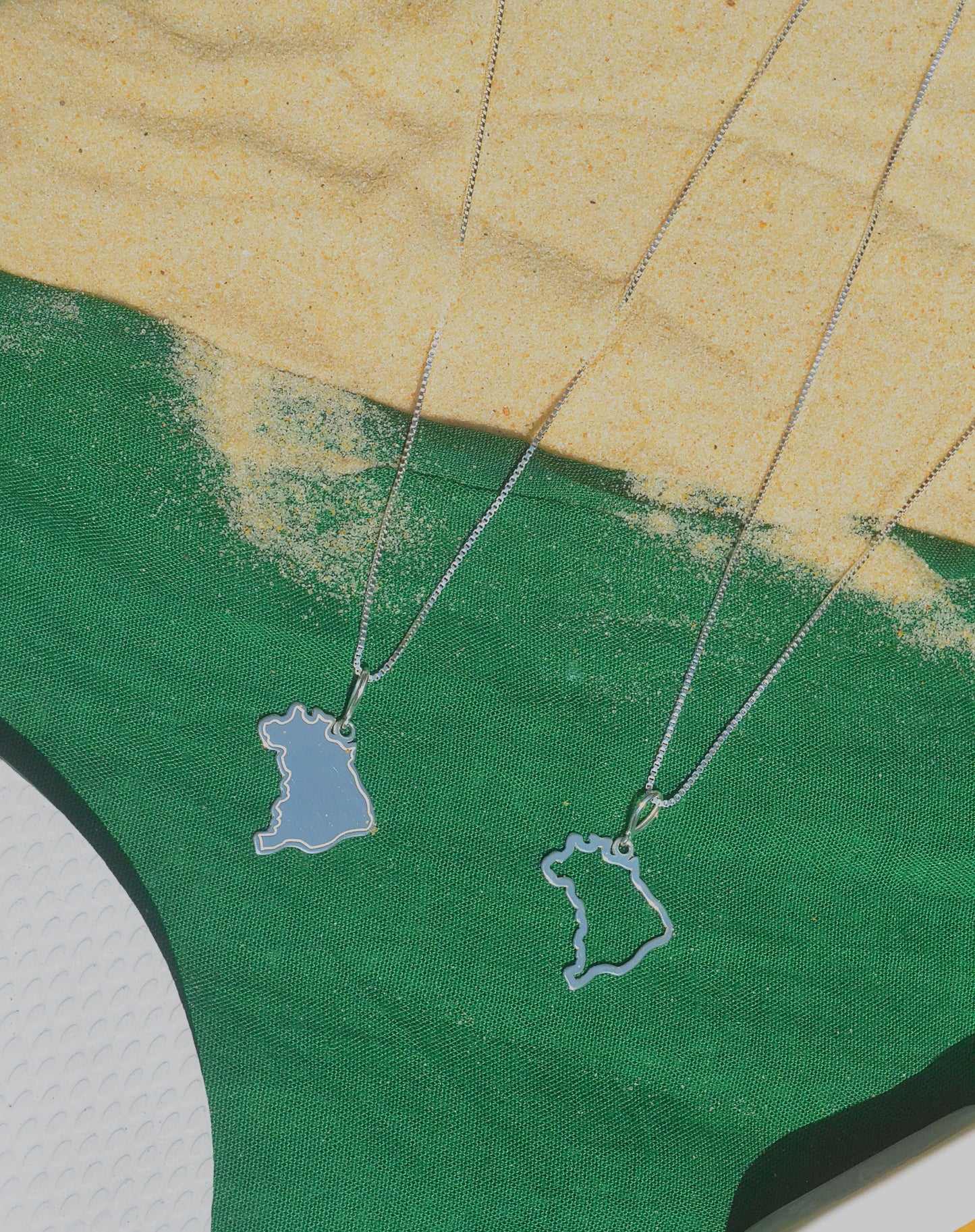 Map of Brasil Necklace