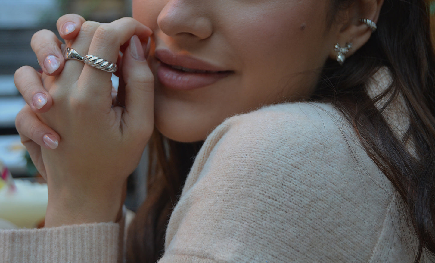 Adjustable Croissant Ring