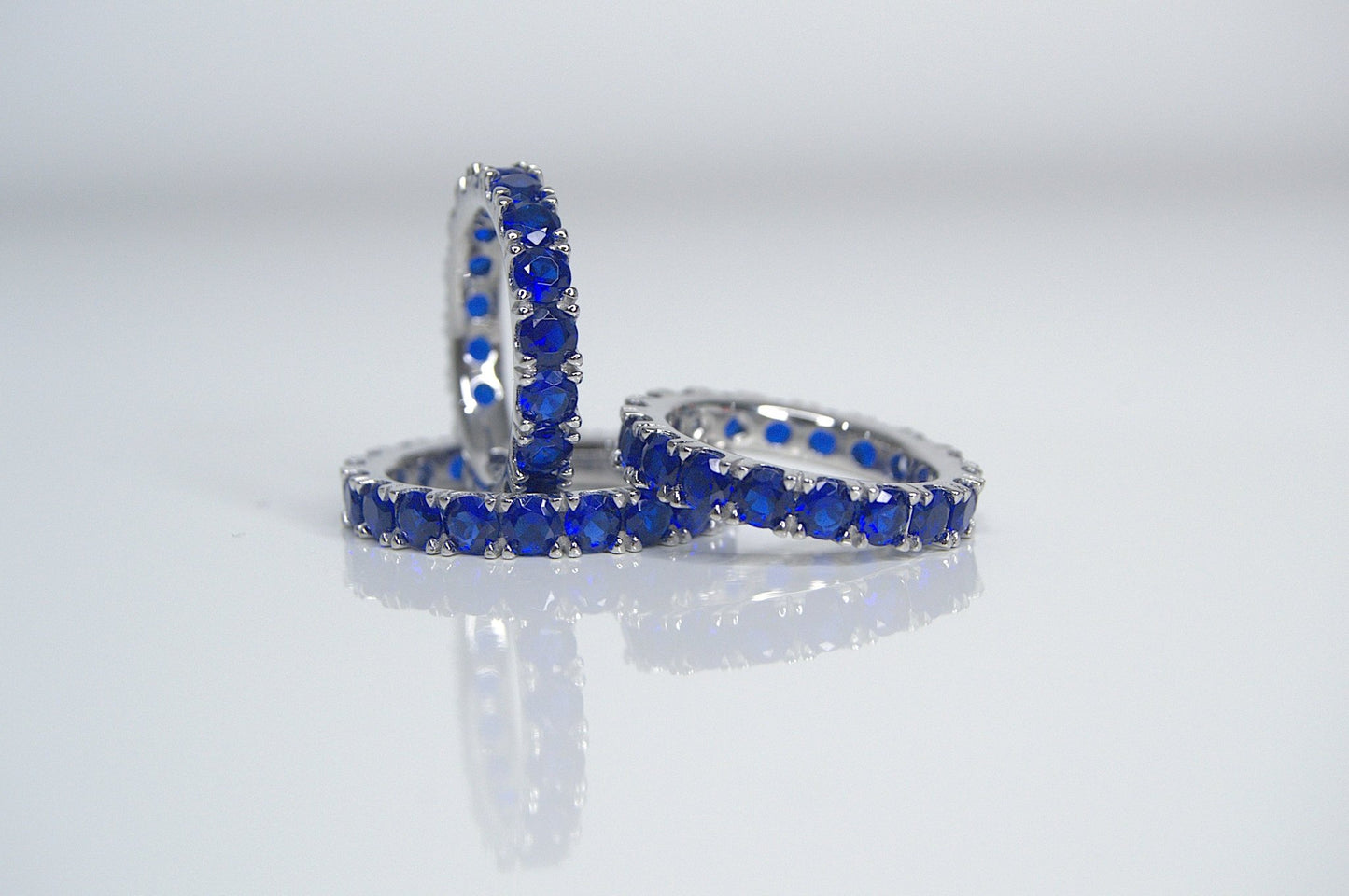 Blue Infinity Ring - Heloga Pratas