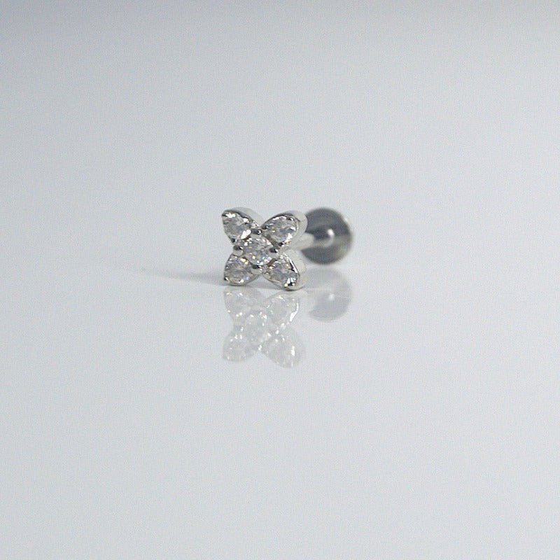 Botanical Piercing Stud - Heloga Pratas