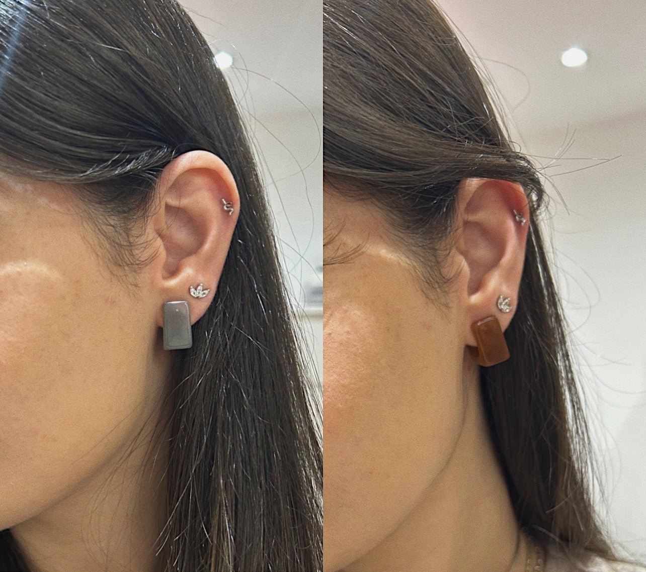 Chloé Stud Earrings - Heloga Pratas