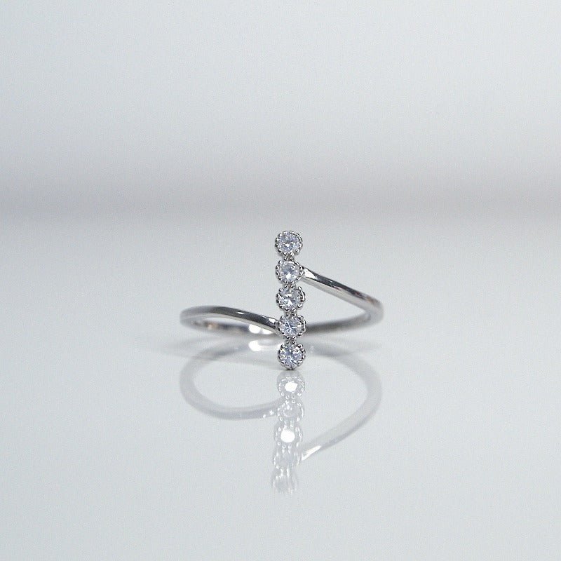Five Stones Ring - Heloga Pratas