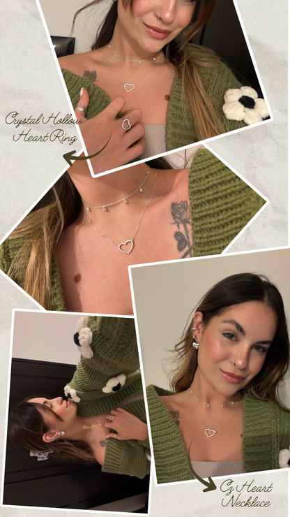 CZ Heart Necklace