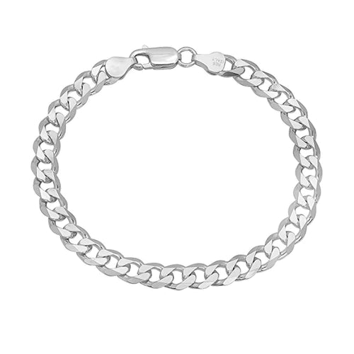 7mm Curb Chain Bracelet