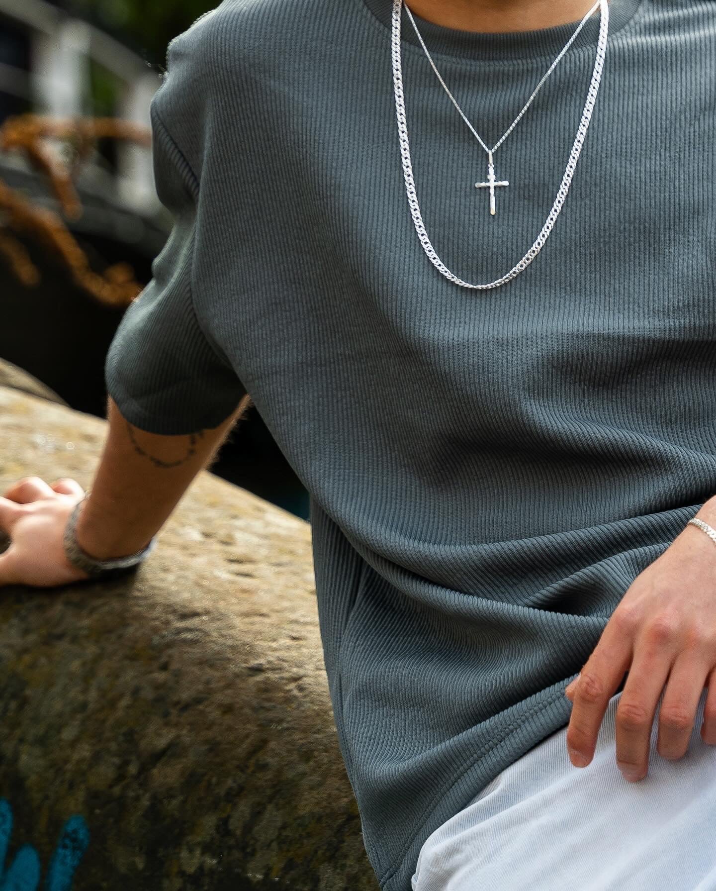 5mm Solid Double Curb Link Chain