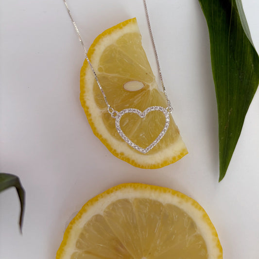 CZ Heart Necklace