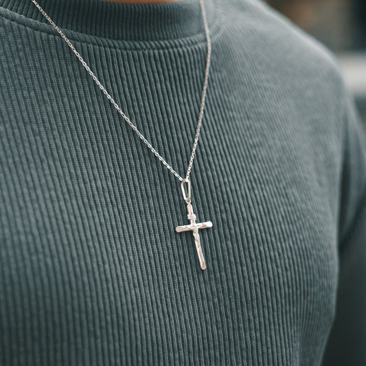 Mens Crucifix Pendant Necklace