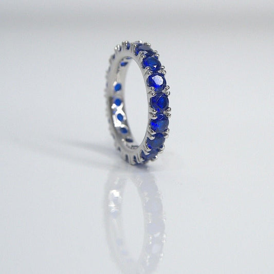 Blue Infinity Ring - Heloga Pratas