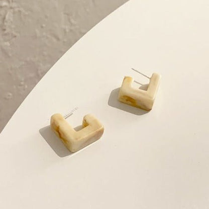 Chloé Stud Earrings - Heloga Pratas