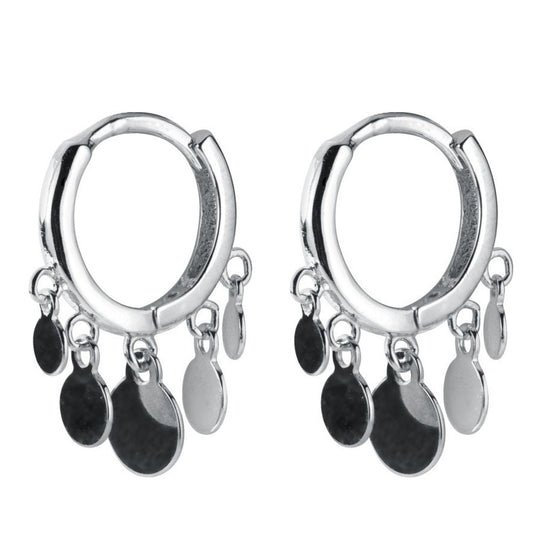 Luna Hoop Earrings - Heloga Pratas