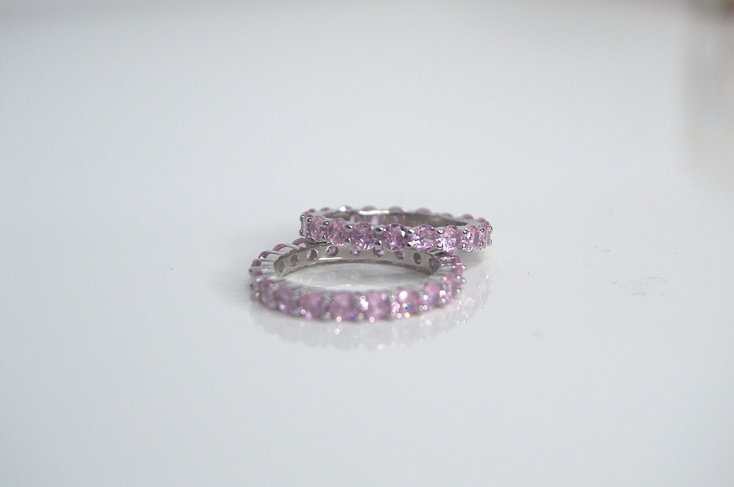 Pink Eternity Ring - Heloga Pratas